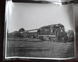 Vintage Train Photograph CNJ Locomotive and Freight Cars - £14.79 GBP