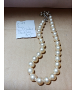 Faux Pearl Choker Necklace A-49 - $9.69 CAD