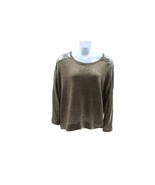 Women Sweater NY Collection Women Sequin Long Sleeve Sweater XL Green - $263.69 MXN