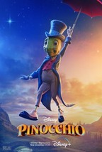 2022 Disney Pinocchio Movie Poster 11X17 Tom Hanks Jiminy Cricket Geppetto  - £9.69 GBP
