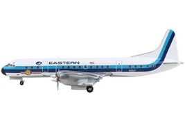 Lockheed L-188 Electra Commercial Aircraft &quot;Eastern Air Lines&quot; White wit... - £47.47 GBP