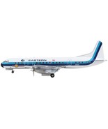 Lockheed L-188 Electra Commercial Aircraft &quot;Eastern Air Lines&quot; White wit... - £47.14 GBP