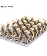 24pcs/Lot WW2 Military Soldiers Building Blocks Weapons Action Figures T... - £28.30 GBP