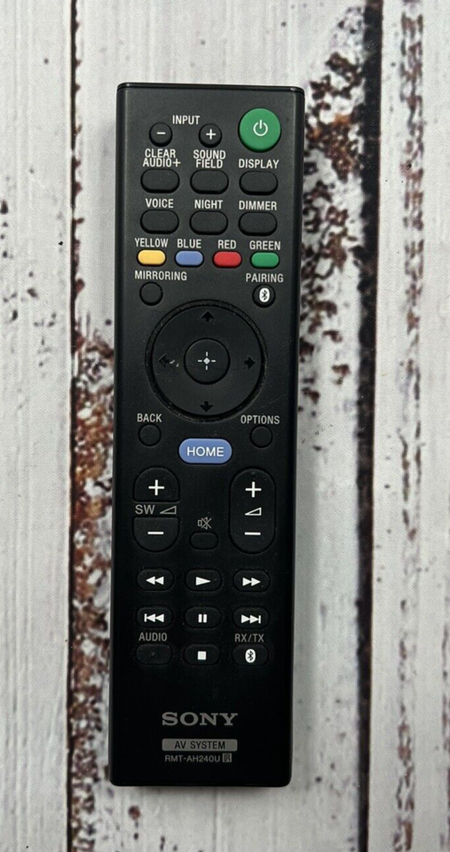 RMT-AH240U Sony OEM Home Theater Remote Control - New Batteries - $12.99