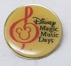 Lapel Pin Bubble Enamel Metal Disney Magic Music Days - £8.89 GBP