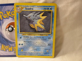 2000 Pokemon Card #48/111: Seadra, Neo Genesis - $3.00