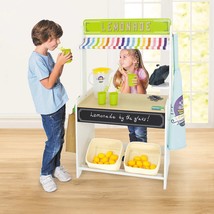 Lemonade Stand Booth Kiosk Table Play Cute Selling Classic Cool Lemon Juice New - £46.89 GBP