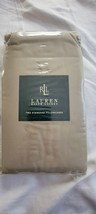 Ralph Lauren Pair (2) Standard Size Pillowcases Tan Beige Cotton 250tc - $38.00