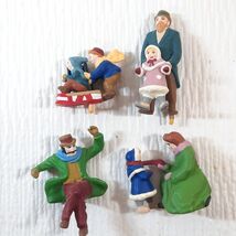 MR CHRISTMAS HOLIDAY SKATERS POND Replacement part man woman girl boy sl... - $7.00