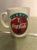 Vintage Coca Cola 1995 Coffee Cup Mug Always Coca-Cola Soda Pop Coke - £11.59 GBP