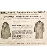 Perry Mason Waterproof Garments 1885 Advertisement Victorian Fashion ADB... - $367.61 MXN