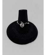 18kt Gold Plated Simulated Diamond Band Ring Size 6.5 KG Wedding Engagement - $363.02 MXN