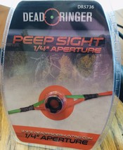 ShipN24Hours. Dead Ringer. Peep Sight 1/4 “ aperture. DR5736. 9016 - £7.75 GBP