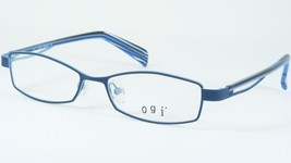 OGI Modèle 9055 933 Mat Bleu Lunettes Métal Cadre 50-16-140mm Allemagne - £50.80 GBP