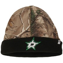 &#39;47 Dallas Stars NHL Hockey Foxden Realtree™ Camouflage Knit Cuffed Hat Beanie - £15.17 GBP