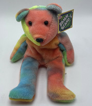 Salvino’s Bamm Beanos Ken Griffey Jr. #24 Rainbow Bear Plush Stuffed Animal 1998 - £3.53 GBP