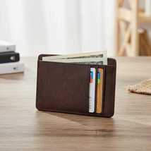 Vegan Leather Slim Card Holder Wallet, Ultra Thin Minimalist Credit Card... - $35.00