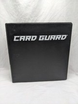 Black Card Guard 3 Ring Trading Card Binder - £25.25 GBP