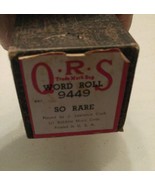000 QRS Player Piano Music Word Roll 9449 So Rare Cook - £27.52 GBP