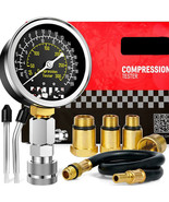 Compression Tester - Professional 8PCS Petrol Engine Cylinder Compressio... - £12.35 GBP