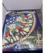 Vintage Daisy Kingdom Glo Spinner Spinning Lamp Shade Santa Claus Christ... - $24.74