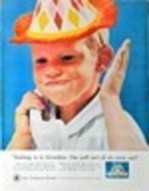 BELL TELEPHONE SYSTEM - Long Distance - Grandma - Kid - 1962 Vintage Pri... - $182.52 MXN