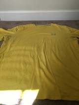 Under Armour Men&#39;s Yellow Short Sleeve T-Shirt Size XL - $34.65