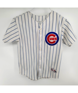 Chicago Cubs Jersey Ryan Theriot #2 Youth Size M White Pinstripe - £26.07 GBP