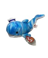 TY Beanie Baby - CAPTAIN the Whale (7 inch) - MWMTs Stuffed Animal Toy - $8.91