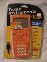 Ti-84 Plus Silver Edition Graphing Calculator By Texas Instruments (Orange). - £81.79 GBP