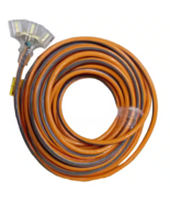 RIDGID 50 ft. 12/3 Tri-Tap Electric Extension Cord Lighted End Orange 16... - £42.23 GBP