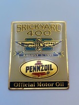 Brickyard 400 Indianapolis Motor Speedway August 5, 1995 Vintage Enamel Pin - £19.55 GBP