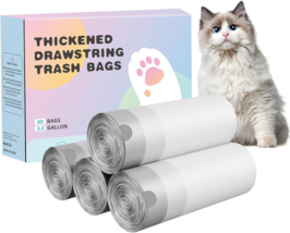 Self Cleaning Cat Litter Box, Drawstring Cat Litter Box Liners, Pet Waste Bags-4 - $32.66