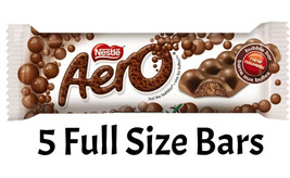 Nestle Aero Chocolate Bars Full Size 42g Each 5 Bars - £9.25 GBP