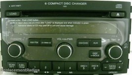 Pilot 2006-2008 XM ready CD6 6CD radio. OEM factory original 1TV8 CD cha... - $66.20