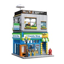Family Shop Fast Food Restaurants Store Bricks Commercial Street Gift To... - $141.90