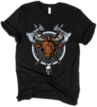 Minotaur Skull Greek Bull God Ancient Greece Mythology Unisex T-Shirt  - £21.90 GBP