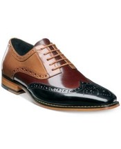 New Handmade two tone wingtip oxford men shoes, high quality leather shoes - £114.95 GBP