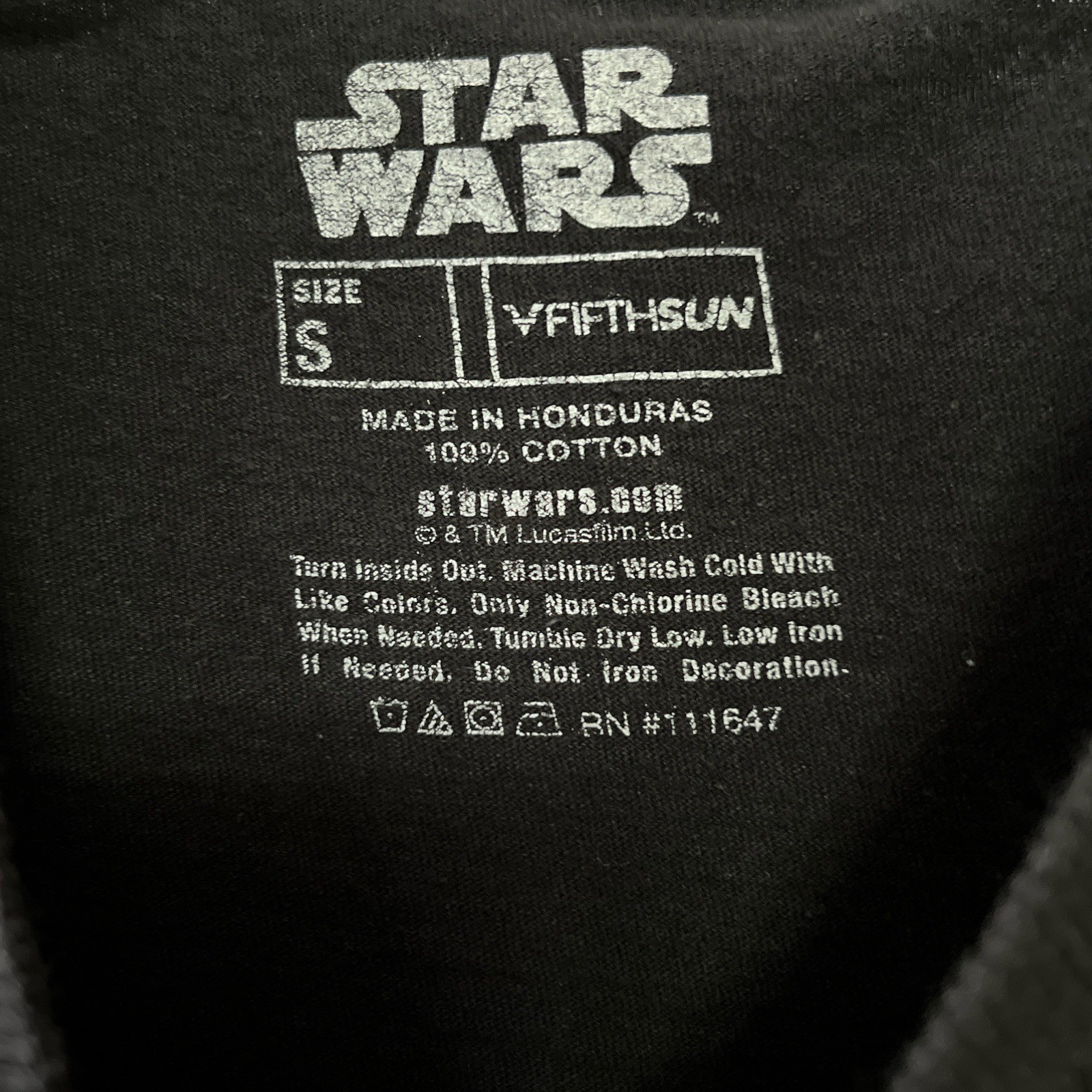 Star Wars Periodic Table of Villains Graphic T-Shirt – Fifth Sun – Size Small Item image 2