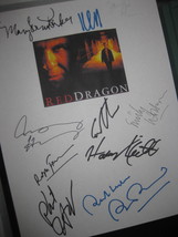 Red Dragon Signed Movie Film Script Screenplay X10 Autograph Anthony Hop... - £15.84 GBP