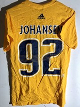 adidas  NHL T-Shirt Nashville Predators Ryan Johansen Gold sz S - £6.61 GBP