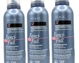 3 Bottles Roux Fanci-Full Color Styling Mousse #12 BLACK RAGE 6oz New - £69.77 GBP