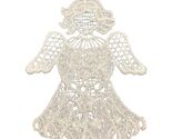 White Lace Angel Holding Star German Christmas Ornament Set of 6 - $35.98