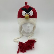 Angry Birds Pull Over Winter Knit Hat Fleece Lined Adult Youth One size - £11.85 GBP