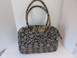 Vera Bradley MediumLadies Handbag Retired Brown Cocoa  13&quot;W Logos &amp; Small Pouch - £14.99 GBP