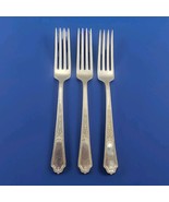 1847 Rogers Bros Ancestral Silverplate Set of 3 Dinner Fork Discontinued - $554.45 MXN