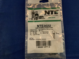 Nte Electronics, Inc., Anti Stat, NTE3022 Light Emitting Dlode (Led), (2/Pkg) - £1.99 GBP