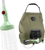 Kipida Solar Shower Bag, 5 Gallons/20 L Solar Heating Camping Shower Bag With - £25.13 GBP