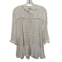 Sundance Mylah White Eyelet Top Blouse Womens Size Extra Small XS Lace T... - £25.95 GBP