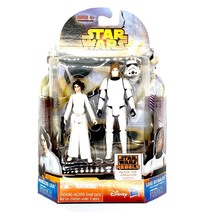 Star Wars Princess Leia &amp; Luke Skywalker Figure 2Pack Rebels Mission Series Ms20 - £13.27 GBP
